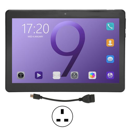 Tablette PC de 10,1 pouces, 1920x1200IPS, 2.4, 5G, WiFi double bande, pour Android11, 4 go 64 go, double caméra, noir, appel, PC, 100-240V