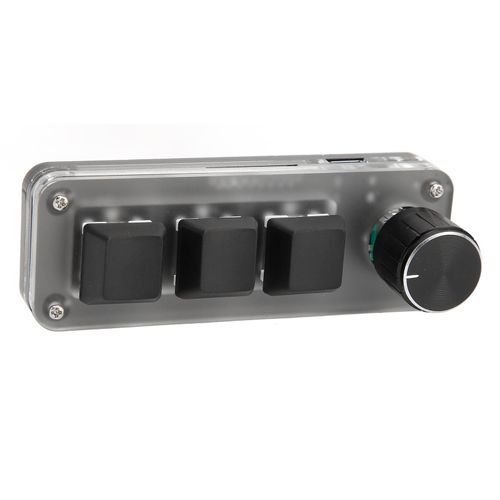 Mini clavier personnalisé à 3 touches, interrupteur rouge, raccourcis, Plug and Play, rétroéclairage rvb, programmation Macro, pour PC et ordinateur portable