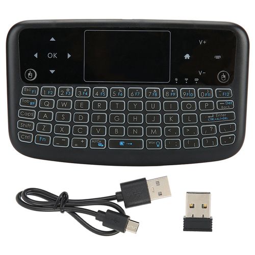 A36 clavier sans fil intelligent rétro-éclairé souris aérienne rechargeable avec pavé tactile