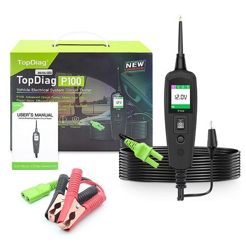 Topdiag P100 Testeur De Circuit Automobile/Analyseur De Batterie Instruments De Détection Et De Diagnostic De Circuit