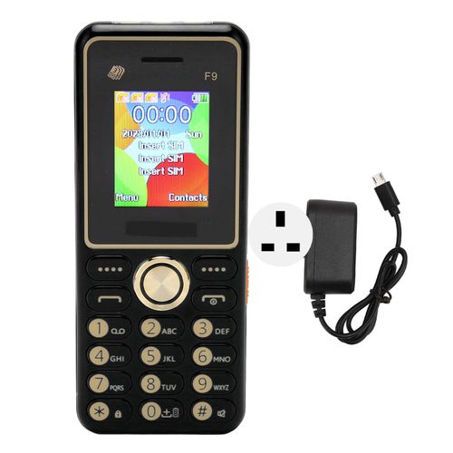 TéLéPhone Portable à Gros Boutons, 3600mah, 3 Cartes, 3 Veilles, 2g, Gsm, 100-240v, éCran 1.8 Pouces, TéLéPhone Portable Pour Personnes âGéEs, Prise Britannique Noire