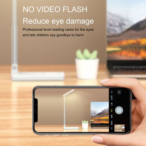 Lampe De Bureau Intelligente à Chargement Sans Fil T11, Pliable Et Compacte, Led, Protection Des Yeux, Lampe De Table Avec Chargeur Sans Fil Rapide 15w