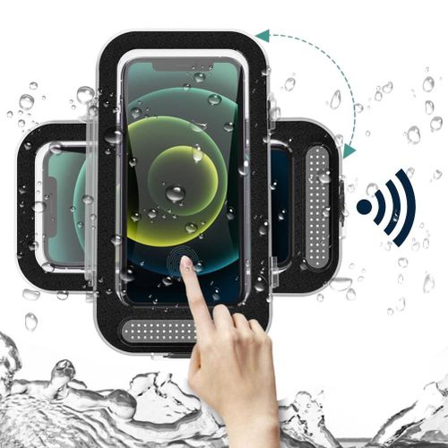 Support De TéLéPhone De Douche, Anti-BuéE, éTanche, Support Mural Pour Salle De Bain, Baignoire, Cuisine, éCran Tactile