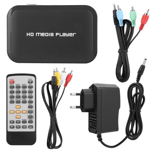 1080p Mini Lecteur MultiméDia Hdmi M3 Hd Lecteur De Disque Dur VidéO RéSeau Eu 100-240v
