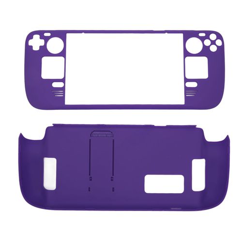éTui Avec BéQuille Pour Steam Deck, Mains Libres, Protection ComplèTe, Anti-Empreintes Digitales, éTui De Protection Pour Steam Deck, Violet Foncé