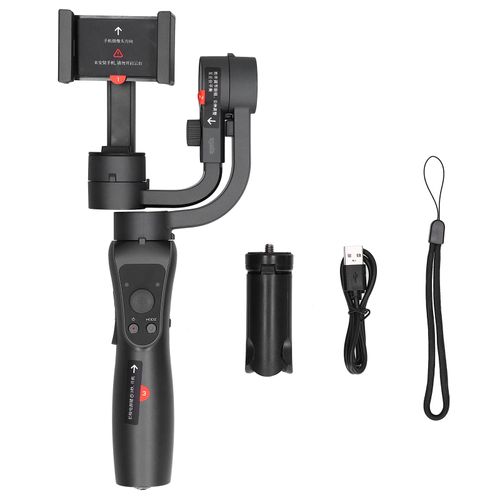 Stabilisateur de cardan portatif S5 à 3 axes, pour enregistrement vidéo de caméra de Smartphone, suivi du visage