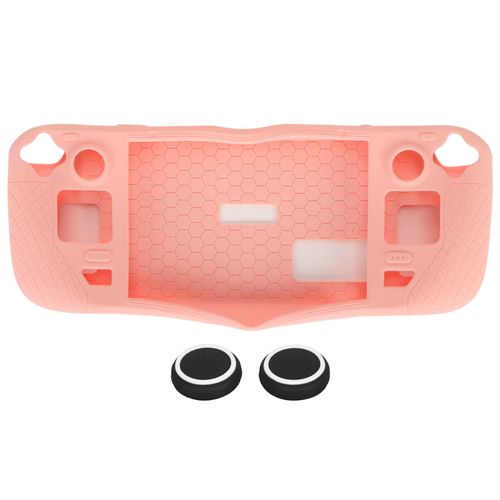 éTui De Protection Pour Console De Jeu, éPais, RéSistant Aux Chocs, Housse De Protection En Silicone Pour Steam Deck Rose