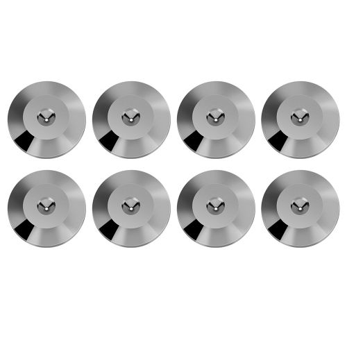 8 PièCes 25x4mm Universel Cuivre Haut-Parleur Choc Base Pad Isolation Pieds Tapis Sol Disque Pistolet Couleur