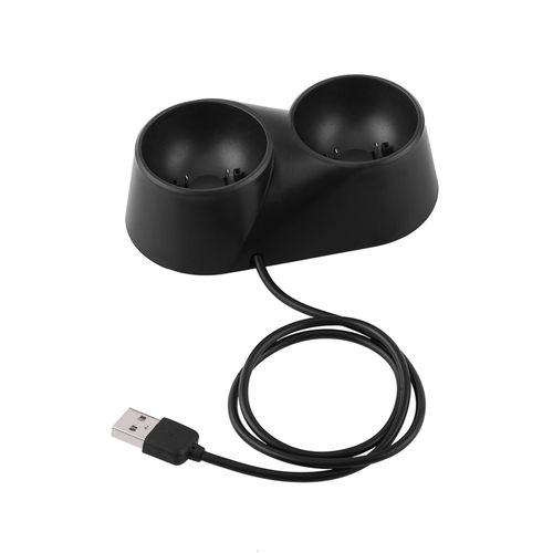 Support De Station De Charge à Double Chargeur, Pour TéLéCommandes Play Station Ps4 Vr