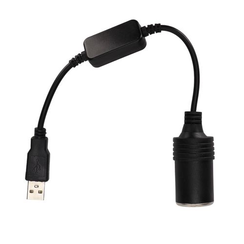 Prise Allume-Cigare Usb 5v à 12v, Convertisseur Femelle De Voiture Pour Enregistreur De DonnéEs Automobiles