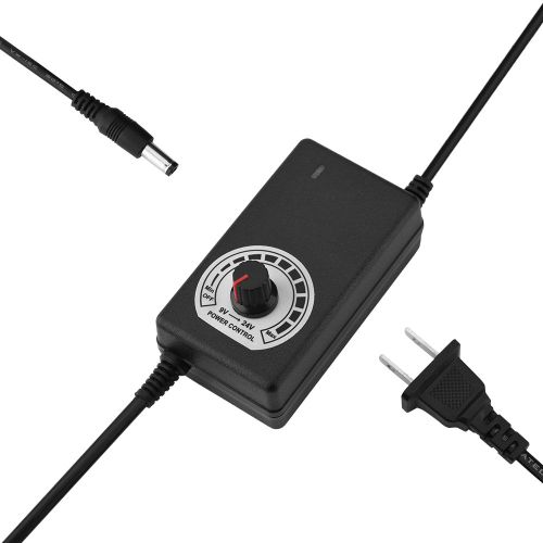 Adaptateur D'alimentation RéGlable 9-24v 1a, Modulation Pwm SûRe, RéGlage De La Tension En Continu