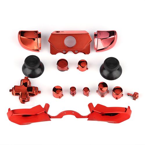 Ensembles De Boutons Complets, PièCe De Rechange Pour Manette Microsoft Xbox One, Prise 3,5 Mm (Rouge)