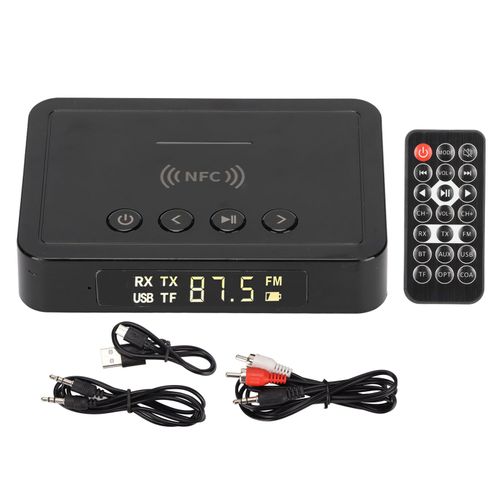 Bluetooth 5.0 éMetteur RéCepteur 3 En 1 Adaptateur Bluetooth Pour Pc Tv Tablette Haut-Parleur SystèMe Sonore De Voiture à Domicile