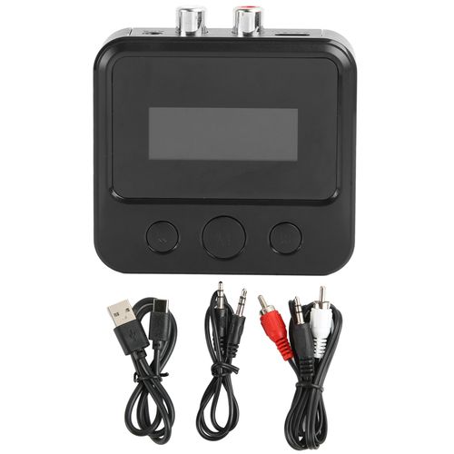 Transmetteur RéCepteur Bluetooth 2 En 1 à Faible Latence, Adaptateur Aux Pour Son, Tv, Voiture, Pc, Lecteur Mp3, Home CinéMa
