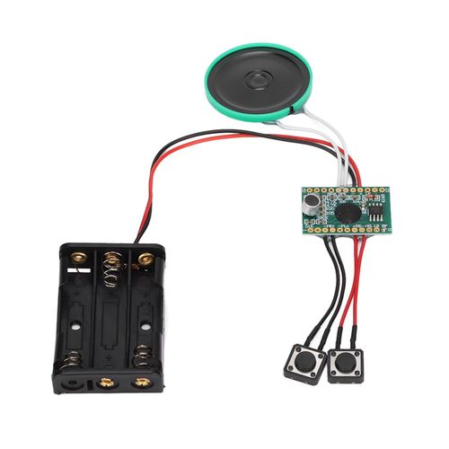 Module De Carte De VœUx Enregistrable En 4 Minutes, Puce D'enregistrement Vocal Et Sonore Pour L'artisanat De Vacances