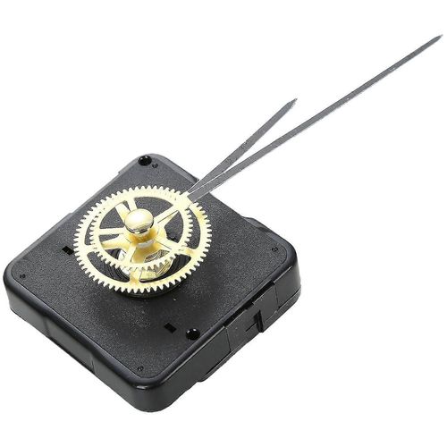 Big Pointer Briy Horloge Métal Texture Creative Gear Wall Clock Retro Wall Clock Mouvement Accessoires