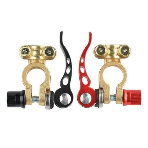 2pcs 12v Batterie Bornes Connecteurs Pinces Dégagement Rapide Pour Caravane Voiture Van