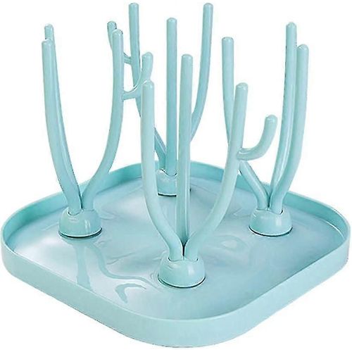 Sèche-Biberon Arbre, Sèche-Biberon Pliable Speyang, Égouttoir De Biberon, Arbre À Biberon Pliable, Séchoir À Biberon, Séchoir À Biberons Arbre (Bleu)