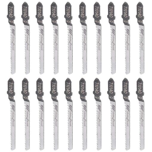 20 Pcs Lame De Scie Sauteuse T101AO T-Shank Multi Lames De Scie Sau...