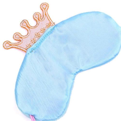 Lot De 2 Mignonnes Filles Voyage Princesse Couronne Dormir Eye-Shade Yeux Bandeau Sieste - Dd