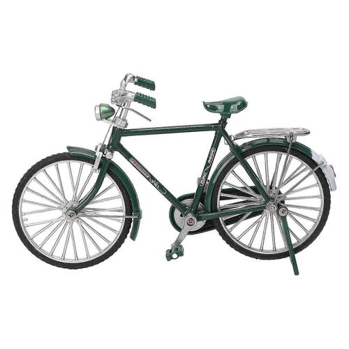 Modèle De Vélo Mini Vintage - Détails Exquis Pour La Décoration De Bureau Ou D¿Étagère Avec Roue Rotative