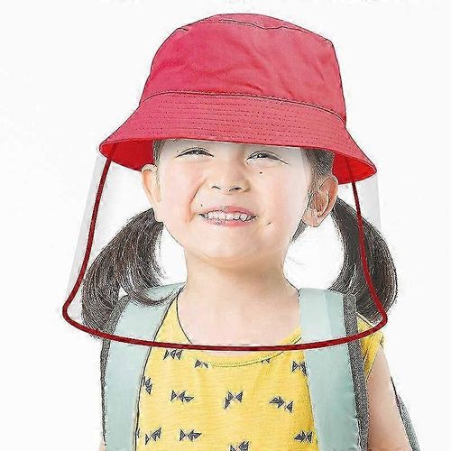 Chapeau De Seau Pour Enfants Wind And Dust Adapté Aux Voyages Camping Randonnée - Rouge
