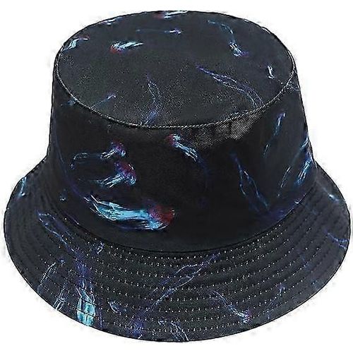 Mignon Unique Imprimé Voyage Bucket Hat Casquette De Pêcheur D¿Été