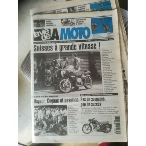 La Vie De La Moto 167 De 1995 Gnome Et Rhone 2 Temps,Gauthier,Oural 650 Solo