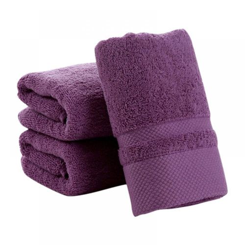 Ensemble De Serviettes À Main En Coton Ultra Douces Et Absorbantes 402,Serviettes Pour Le Bain,Les Mains,Le Visage,La Salle De Sport Et Le Spa - Type Purple-One Size