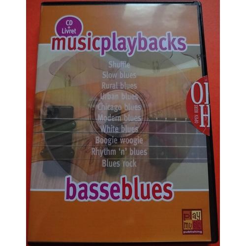 Music Playbacks - Basse Blues : Cd + Livret