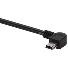 CâBle Usba Vers Mini Usbb MâLe Vers MâLe, Coude D'alimentation à Angle Gauche, Cordon De Charge Pour Pc