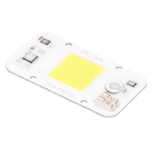 Panneau De Lampe à Puce Led Cob 20 W/30 W/50 W 220 V Sans Soudure, LumièRe Blanche Chaude, Spectre Complet (LumièRe Blanche 20 W)