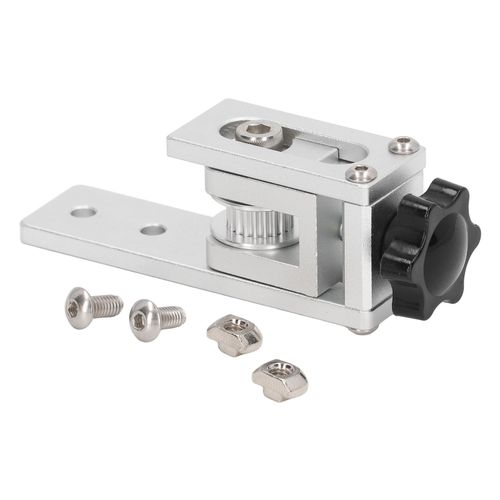 Tendeur de courroie X Axes en alliage d'aluminium, tendeur de courroie pré-assemblé pour Ender 3 pour imprimante 3D CR10 argent