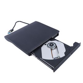 Lecteur DVD externe USB 3.0 lecteur DVD portable haute vitesse pour ordinateur de bureau ordinateur portable noir