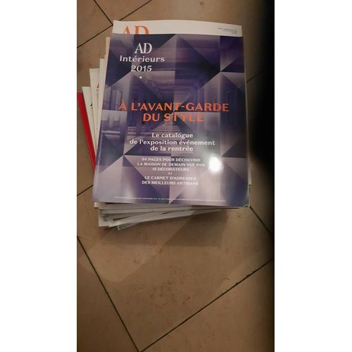 24 Magazines Ad Années 2010-2015