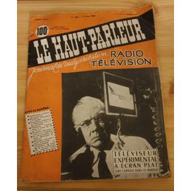 Le Haut-Parleur N°1001 De Mars 1958