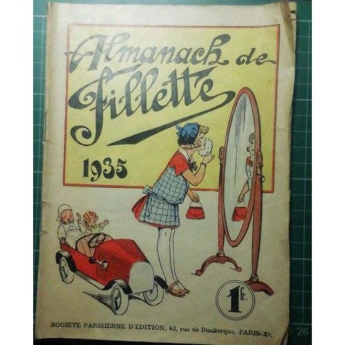 Almanach De Fillette 1935