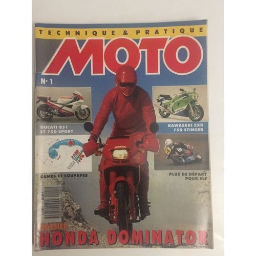 Technique Et Pratique Moto 1 Gilera 600 Xrt,Honda Nsr 125,Kawasaki 750 Stinger,Honda Nx650 Dominator,Ducati 750 Sport,Elf