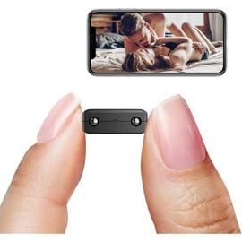 Mini caméra espion sans fil 1080p noir - Conforama