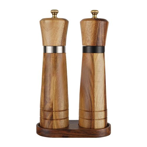 Ensemble De Moulin ¿¿ Sel Et ¿¿ Poivre, Moulin ¿¿ Sel Et ¿¿ Poivre En Bois Grossi¿¿Ret¿¿ En C¿¿Ramique R¿¿Glable Facile Grande Rechargeable