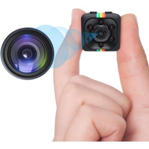 Mini caméra Espion, Mini Camera Espion sans Fil, 1080p Full HD Caméra de  Surveillance Magnétique avec Vision Nocturne pour la Maison Intérieur (Noir)