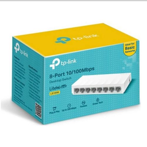 Switch Ethernet 8 ports 10/100 Mbps TP-Link LS1008