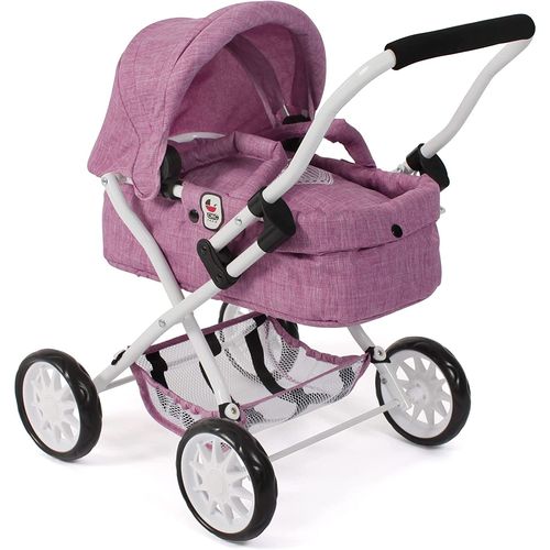 Poussette Pour Poupée Smarty Jean Rose
