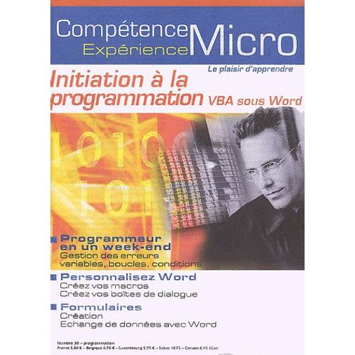 Compétence Micro N° 30 - Initiation À La Programmation Vba Sous Word