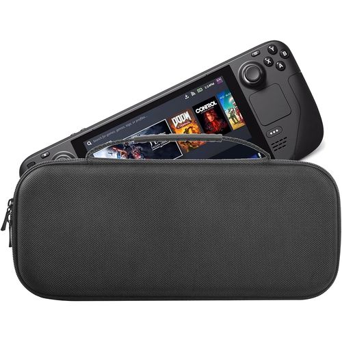 Etui Rigide Pour Steam Deck Console, Compatible Avec Les Chargeurs Adaptateur Ca Officiel, Protection Steam Deck Coque Transport