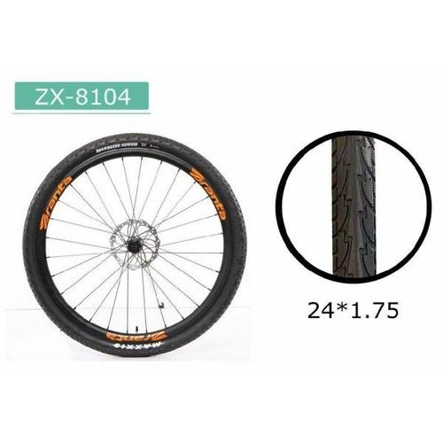 Trade Shop - Pneu Roue Pneu Vélo Vélo Mtb 24×1.75 Zx-8104 -