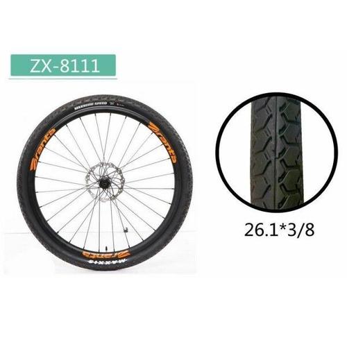 Trade Shop - Pneu De Roue Pour Vélo Mtb 26.1 × 3/8 Zx-8111