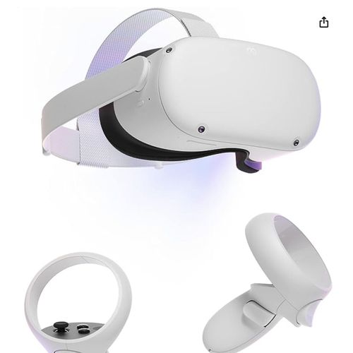 Casque De Réalité Virtuelle Oculus Quest 2 - 128 Go - Blanc (Meta Quest 2) & Étui De Transport
