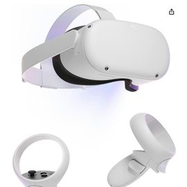 Casque De Réalité Virtuelle Oculus Quest 2 - 128 Go - Blanc (Meta Quest 2) & Étui De Transport