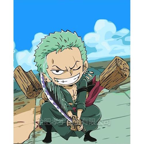 Kit Diy Tableau Diamant 5d Autocollants Diamant Faits Main One Piece Luffy Peinture Faite Main - Décoration Murale Moderne, Cadeau Créatif Anti-Stress Pour Adultes